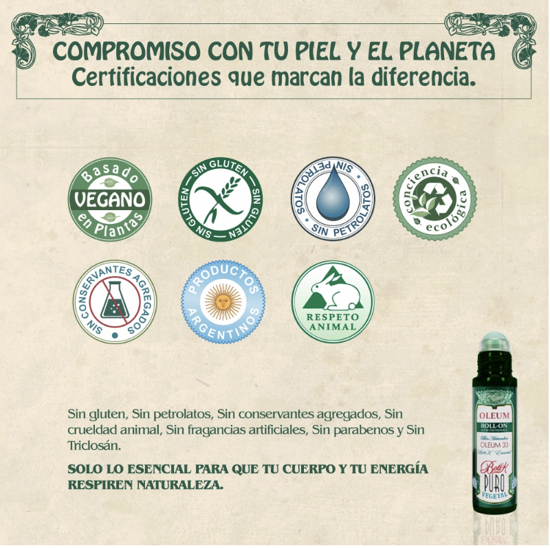 Aceite Oleum 33 Activador Roll On